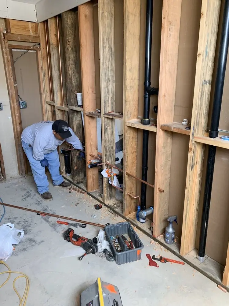 Commercial rough-in plumbing for Gas Line Repair in Carriage Hill
